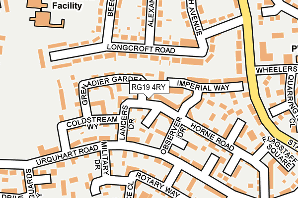 RG19 4RY map - OS OpenMap – Local (Ordnance Survey) RG19 4RY map - OS OpenMap – Local (Ordnance Survey)