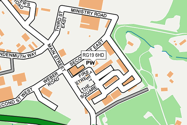 RG19 6HD map - OS OpenMap – Local (Ordnance Survey) RG19 6HD map - OS OpenMap – Local (Ordnance Survey)