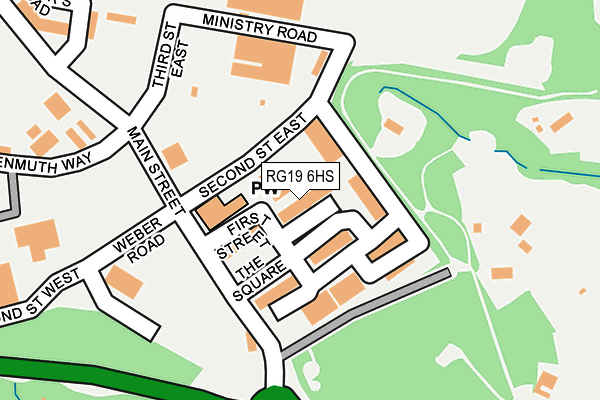 RG19 6HS map - OS OpenMap – Local (Ordnance Survey) RG19 6HS map - OS OpenMap – Local (Ordnance Survey)