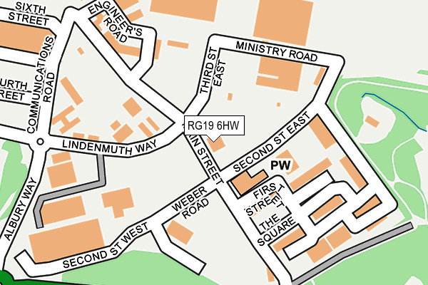RG19 6HW map - OS OpenMap – Local (Ordnance Survey) RG19 6HW map - OS OpenMap – Local (Ordnance Survey)
