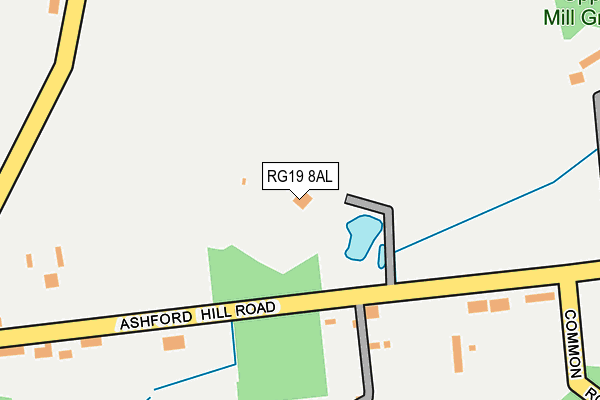 RG19 8AL map - OS OpenMap – Local (Ordnance Survey) RG19 8AL map - OS OpenMap – Local (Ordnance Survey)
