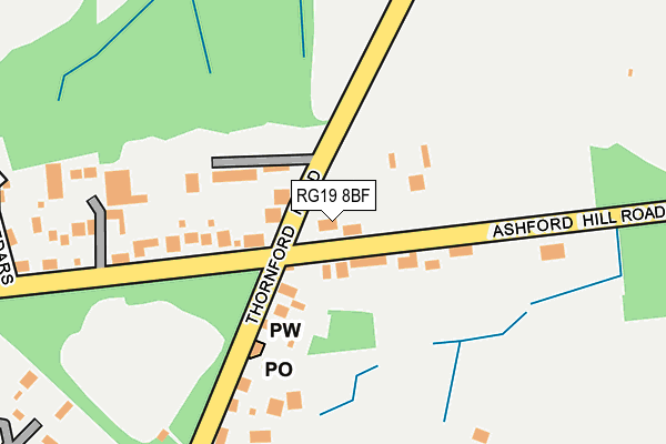 RG19 8BF map - OS OpenMap – Local (Ordnance Survey) RG19 8BF map - OS OpenMap – Local (Ordnance Survey)