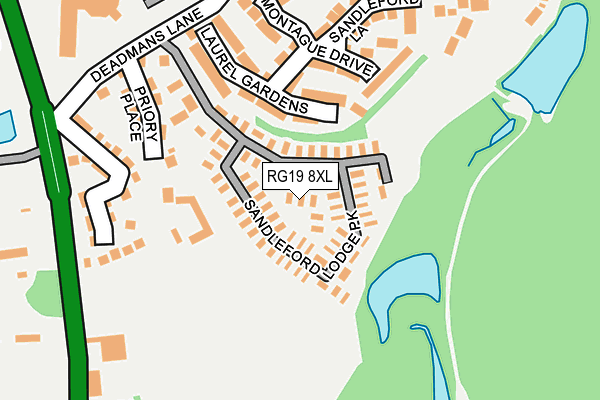 RG19 8XL map - OS OpenMap – Local (Ordnance Survey) RG19 8XL map - OS OpenMap – Local (Ordnance Survey)