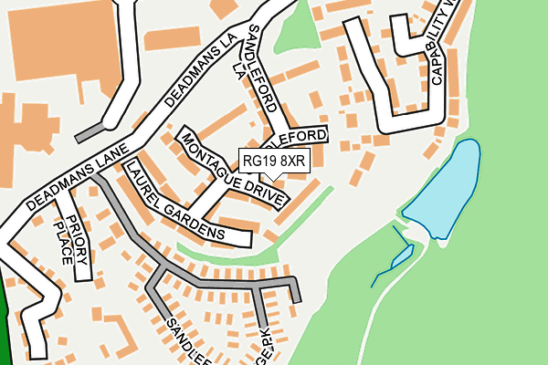 RG19 8XR map - OS OpenMap – Local (Ordnance Survey) RG19 8XR map - OS OpenMap – Local (Ordnance Survey)