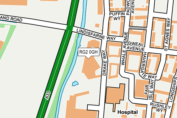 RG2 0GH map - OS OpenMap – Local (Ordnance Survey) RG2 0GH map - OS OpenMap – Local (Ordnance Survey)