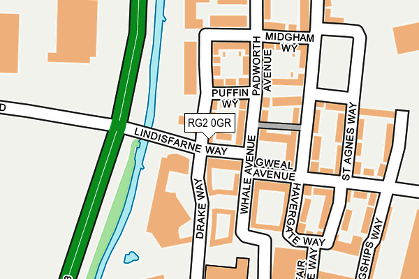RG2 0GR map - OS OpenMap – Local (Ordnance Survey) RG2 0GR map - OS OpenMap – Local (Ordnance Survey)
