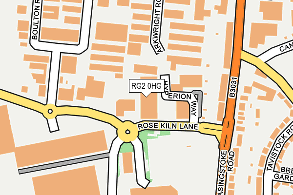 RG2 0HG map - OS OpenMap – Local (Ordnance Survey) RG2 0HG map - OS OpenMap – Local (Ordnance Survey)