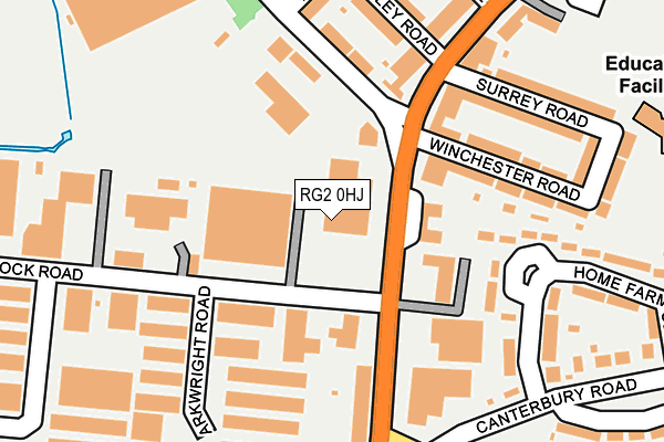 RG2 0HJ map - OS OpenMap – Local (Ordnance Survey) RG2 0HJ map - OS OpenMap – Local (Ordnance Survey)