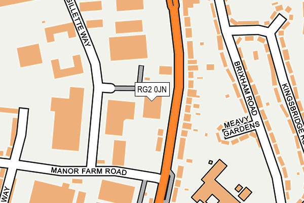 RG2 0JN map - OS OpenMap – Local (Ordnance Survey) RG2 0JN map - OS OpenMap – Local (Ordnance Survey)