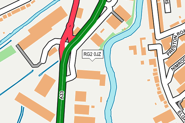 RG2 0JZ map - OS OpenMap – Local (Ordnance Survey) RG2 0JZ map - OS OpenMap – Local (Ordnance Survey)
