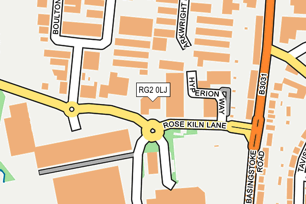 RG2 0LJ map - OS OpenMap – Local (Ordnance Survey) RG2 0LJ map - OS OpenMap – Local (Ordnance Survey)