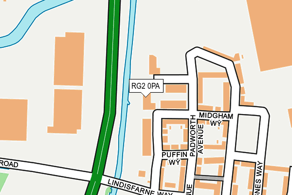 RG2 0PA map - OS OpenMap – Local (Ordnance Survey) RG2 0PA map - OS OpenMap – Local (Ordnance Survey)