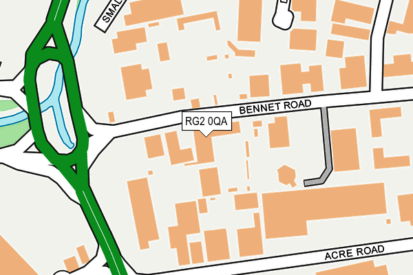 RG2 0QA map - OS OpenMap – Local (Ordnance Survey) RG2 0QA map - OS OpenMap – Local (Ordnance Survey)