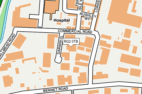 RG2 0TB map - OS OpenMap – Local (Ordnance Survey) RG2 0TB map - OS OpenMap – Local (Ordnance Survey)