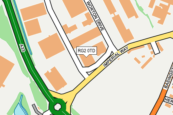 RG2 0TD map - OS OpenMap – Local (Ordnance Survey) RG2 0TD map - OS OpenMap – Local (Ordnance Survey)