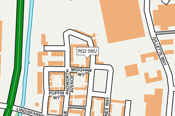 RG2 0WU map - OS OpenMap – Local (Ordnance Survey) RG2 0WU map - OS OpenMap – Local (Ordnance Survey)