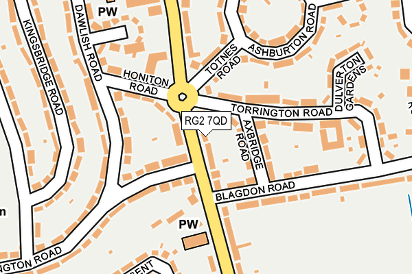 RG2 7QD map - OS OpenMap – Local (Ordnance Survey) RG2 7QD map - OS OpenMap – Local (Ordnance Survey)