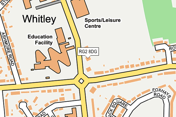 RG2 8DG map - OS OpenMap – Local (Ordnance Survey) RG2 8DG map - OS OpenMap – Local (Ordnance Survey)