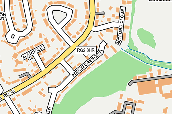 RG2 8HR map - OS OpenMap – Local (Ordnance Survey) RG2 8HR map - OS OpenMap – Local (Ordnance Survey)