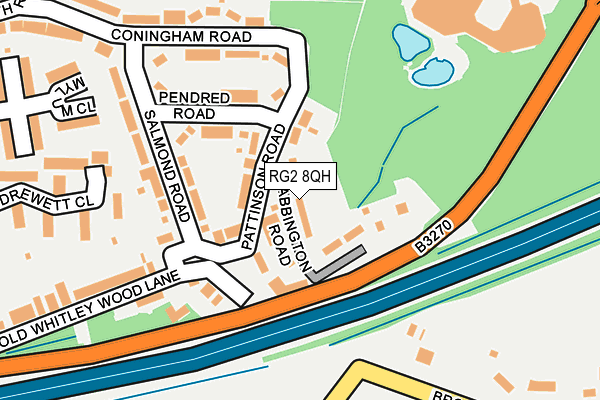 RG2 8QH map - OS OpenMap – Local (Ordnance Survey) RG2 8QH map - OS OpenMap – Local (Ordnance Survey)