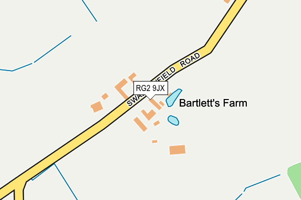 RG2 9JX map - OS OpenMap – Local (Ordnance Survey) RG2 9JX map - OS OpenMap – Local (Ordnance Survey)