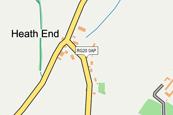 RG20 0AP map - OS OpenMap – Local (Ordnance Survey) RG20 0AP map - OS OpenMap – Local (Ordnance Survey)