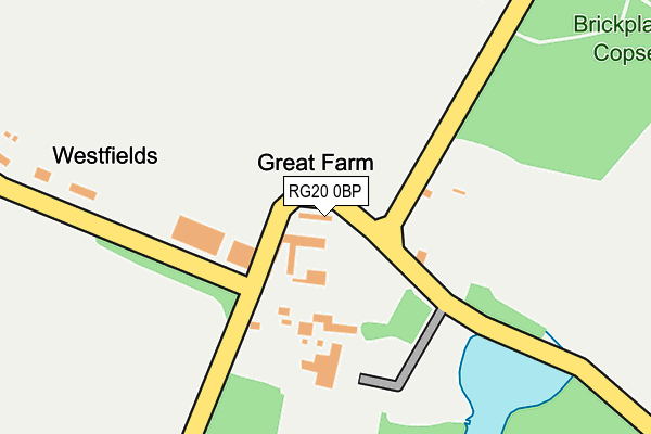 RG20 0BP map - OS OpenMap – Local (Ordnance Survey) RG20 0BP map - OS OpenMap – Local (Ordnance Survey)