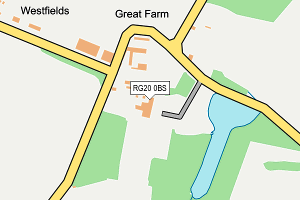 RG20 0BS map - OS OpenMap – Local (Ordnance Survey) RG20 0BS map - OS OpenMap – Local (Ordnance Survey)