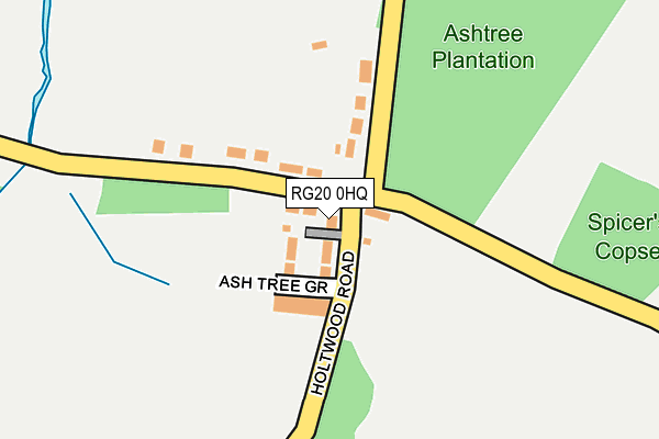 RG20 0HQ map - OS OpenMap – Local (Ordnance Survey) RG20 0HQ map - OS OpenMap – Local (Ordnance Survey)