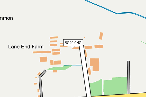 RG20 0NG map - OS OpenMap – Local (Ordnance Survey) RG20 0NG map - OS OpenMap – Local (Ordnance Survey)