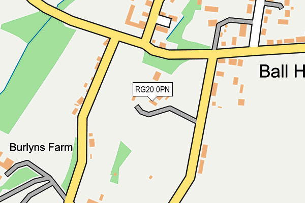 RG20 0PN map - OS OpenMap – Local (Ordnance Survey) RG20 0PN map - OS OpenMap – Local (Ordnance Survey)