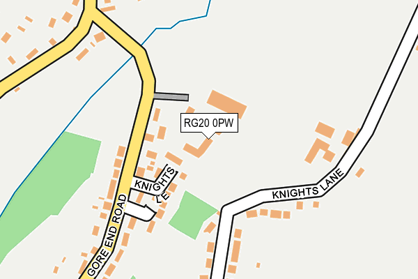 RG20 0PW map - OS OpenMap – Local (Ordnance Survey) RG20 0PW map - OS OpenMap – Local (Ordnance Survey)