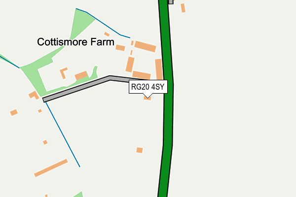RG20 4SY map - OS OpenMap – Local (Ordnance Survey) RG20 4SY map - OS OpenMap – Local (Ordnance Survey)