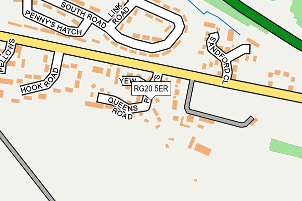 RG20 5ER map - OS OpenMap – Local (Ordnance Survey) RG20 5ER map - OS OpenMap – Local (Ordnance Survey)