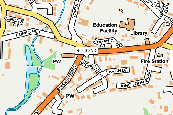 RG20 5ND map - OS OpenMap – Local (Ordnance Survey) RG20 5ND map - OS OpenMap – Local (Ordnance Survey)