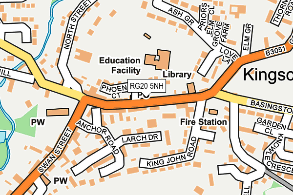 RG20 5NH map - OS OpenMap – Local (Ordnance Survey) RG20 5NH map - OS OpenMap – Local (Ordnance Survey)