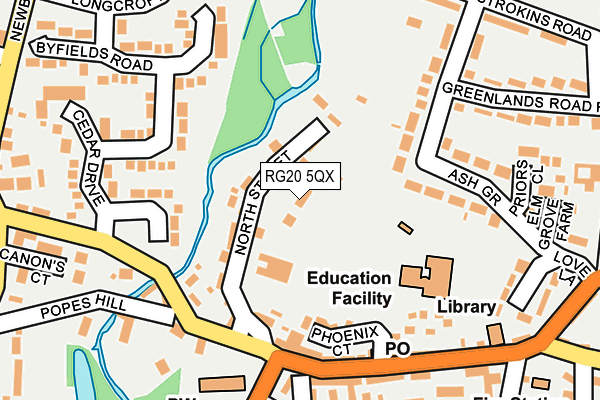 RG20 5QX map - OS OpenMap – Local (Ordnance Survey) RG20 5QX map - OS OpenMap – Local (Ordnance Survey)