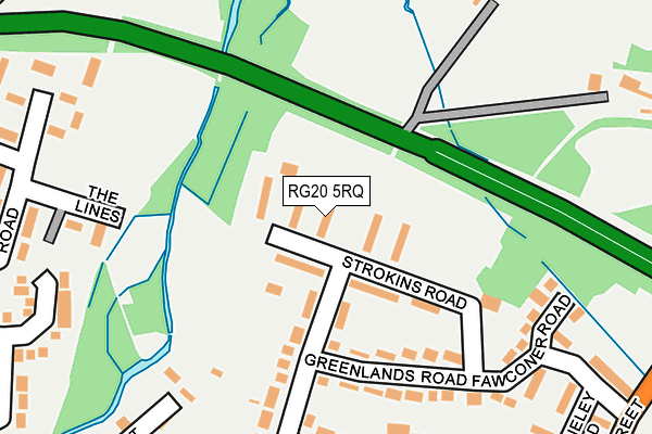RG20 5RQ map - OS OpenMap – Local (Ordnance Survey) RG20 5RQ map - OS OpenMap – Local (Ordnance Survey)