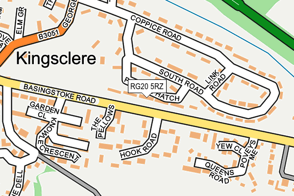 RG20 5RZ map - OS OpenMap – Local (Ordnance Survey) RG20 5RZ map - OS OpenMap – Local (Ordnance Survey)
