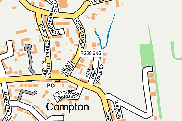 RG20 6NG map - OS OpenMap – Local (Ordnance Survey) RG20 6NG map - OS OpenMap – Local (Ordnance Survey)