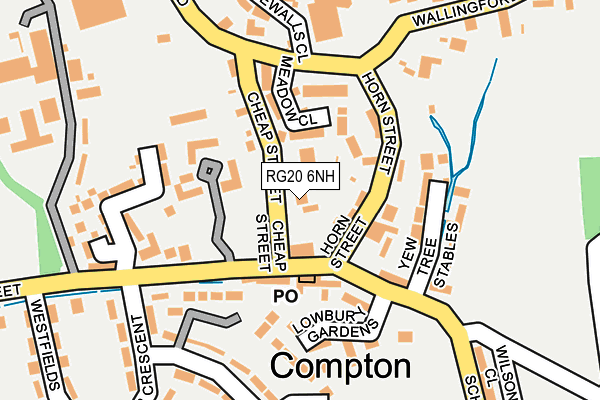 RG20 6NH map - OS OpenMap – Local (Ordnance Survey) RG20 6NH map - OS OpenMap – Local (Ordnance Survey)