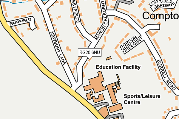 RG20 6NU map - OS OpenMap – Local (Ordnance Survey) RG20 6NU map - OS OpenMap – Local (Ordnance Survey)