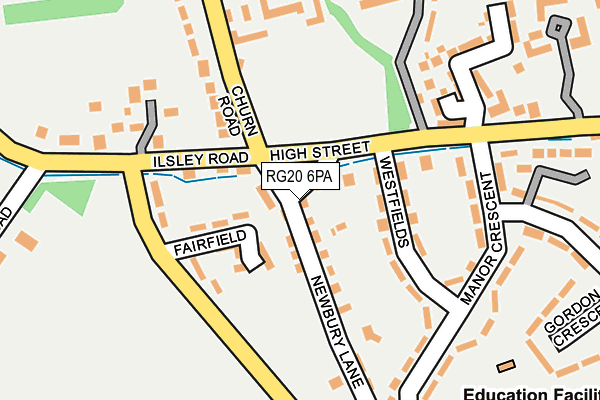 RG20 6PA map - OS OpenMap – Local (Ordnance Survey) RG20 6PA map - OS OpenMap – Local (Ordnance Survey)