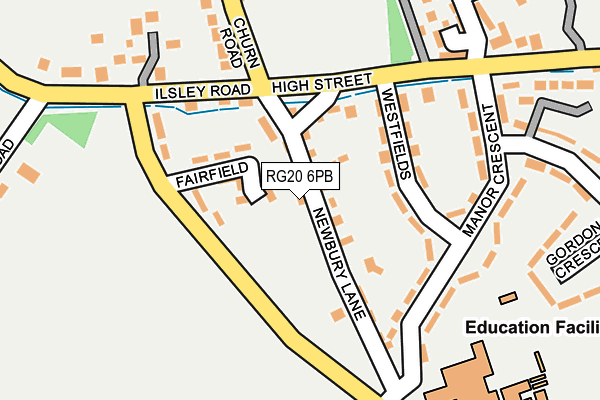 RG20 6PB map - OS OpenMap – Local (Ordnance Survey) RG20 6PB map - OS OpenMap – Local (Ordnance Survey)