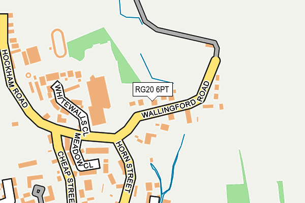 RG20 6PT map - OS OpenMap – Local (Ordnance Survey) RG20 6PT map - OS OpenMap – Local (Ordnance Survey)