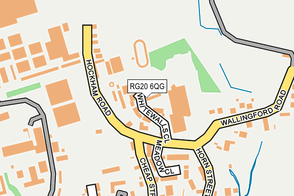 RG20 6QG map - OS OpenMap – Local (Ordnance Survey) RG20 6QG map - OS OpenMap – Local (Ordnance Survey)