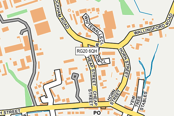 RG20 6QH map - OS OpenMap – Local (Ordnance Survey) RG20 6QH map - OS OpenMap – Local (Ordnance Survey)
