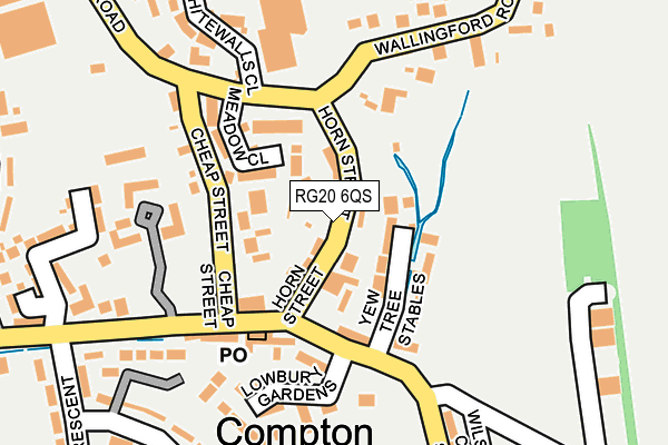 RG20 6QS map - OS OpenMap – Local (Ordnance Survey) RG20 6QS map - OS OpenMap – Local (Ordnance Survey)