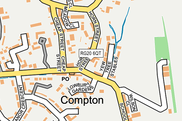 RG20 6QT map - OS OpenMap – Local (Ordnance Survey) RG20 6QT map - OS OpenMap – Local (Ordnance Survey)