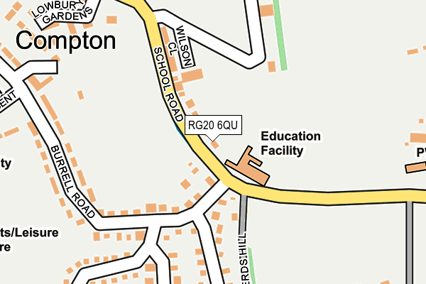 RG20 6QU map - OS OpenMap – Local (Ordnance Survey) RG20 6QU map - OS OpenMap – Local (Ordnance Survey)